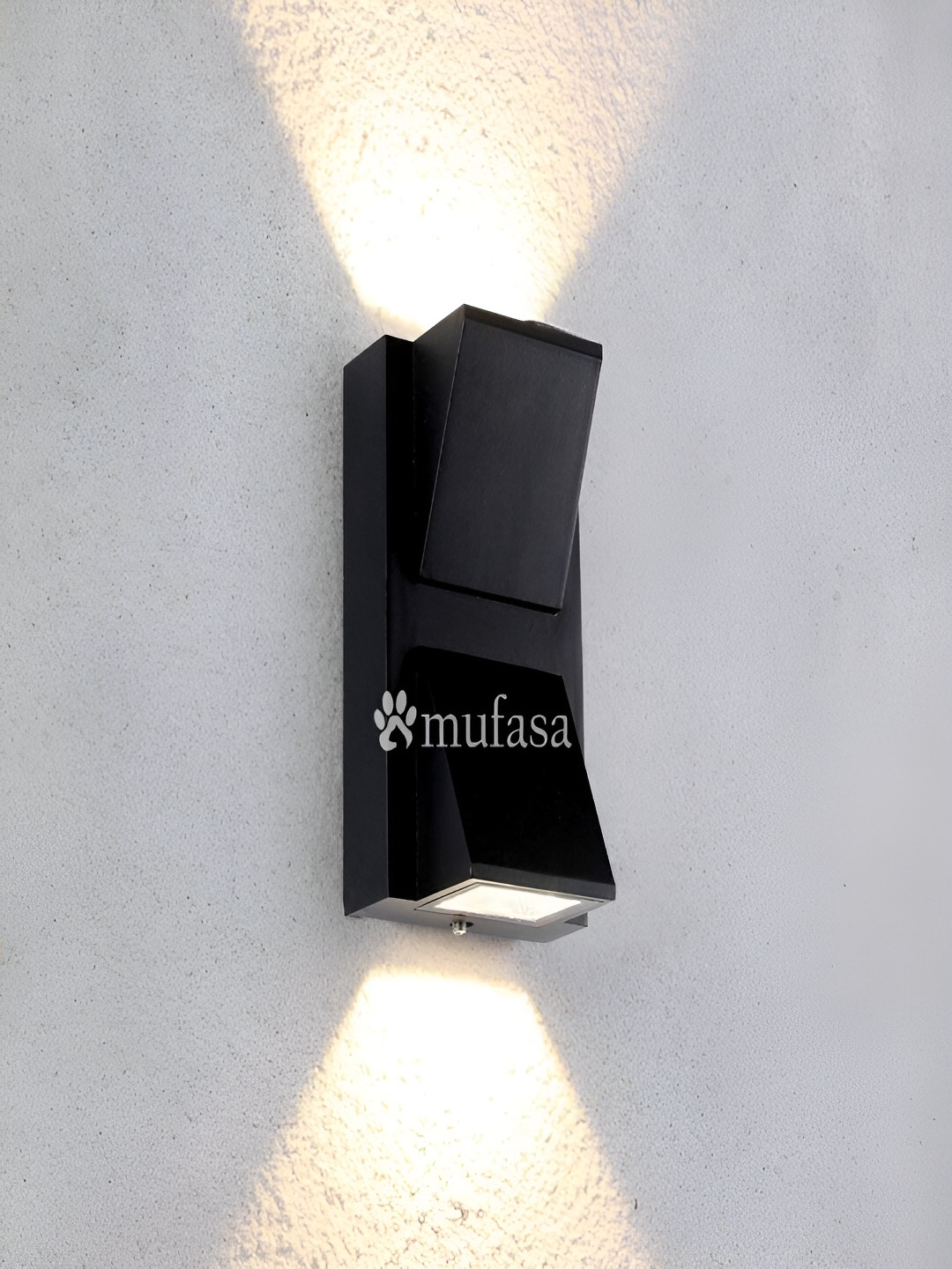 Mufasa Black 6 Watts Up Down LED Outdoor Lamps
