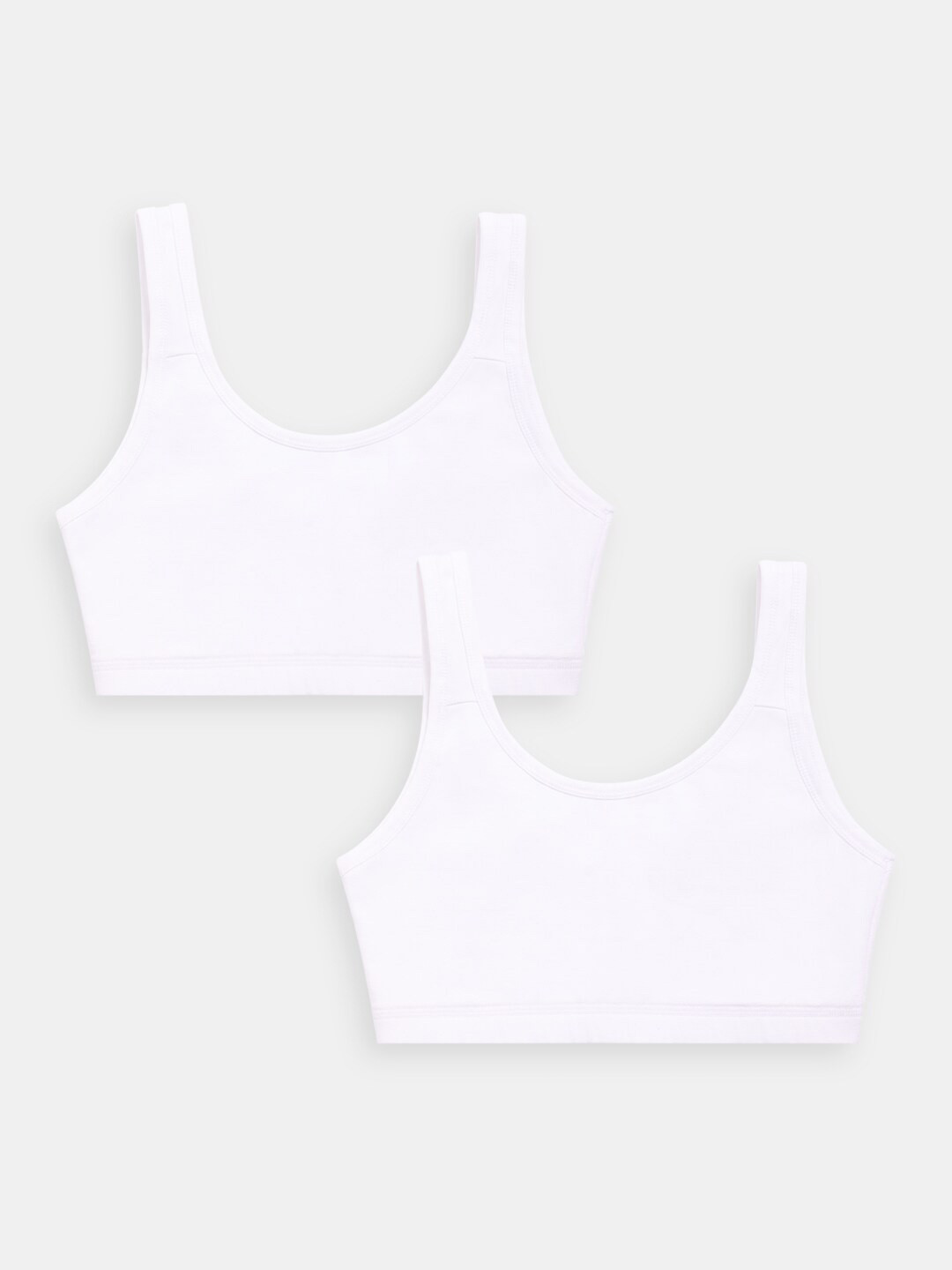 Sillysally Girls Pack Of 2 Full Coverage High Support Super Support Beginners Bra