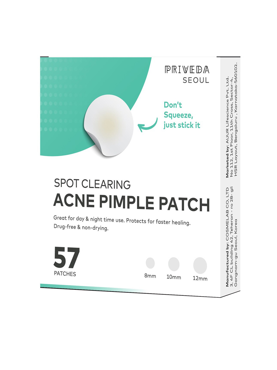 PRIVEDA Spot Clearing Acne Pimple Patch - 57 Patches