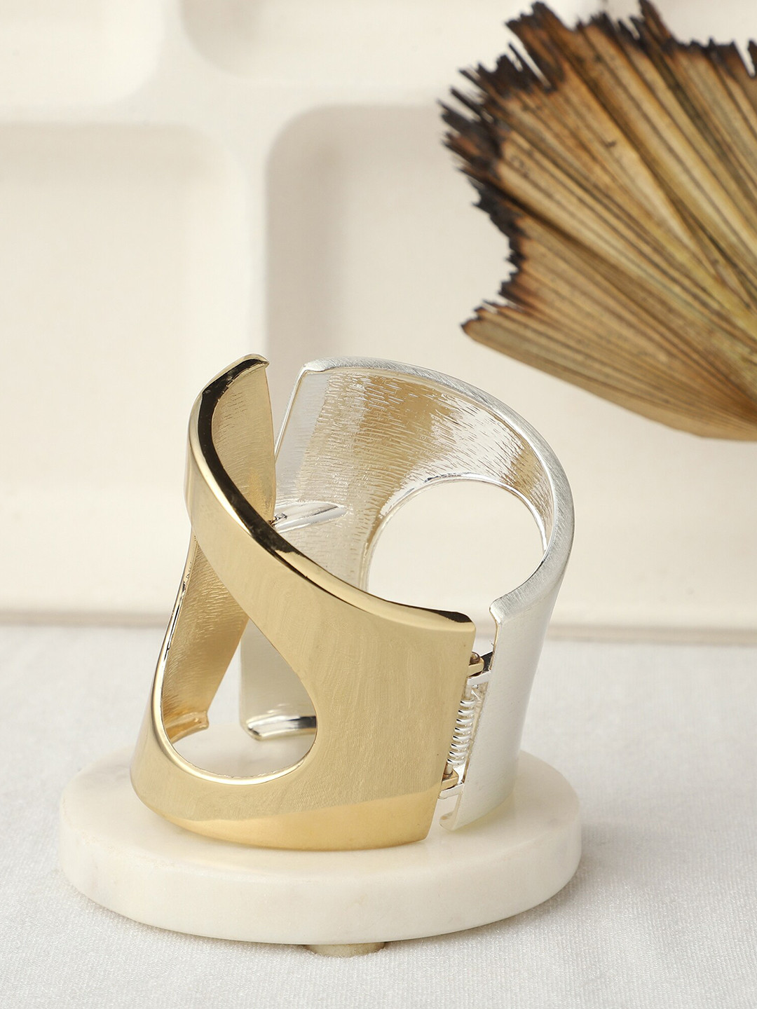 PATOLA BY VJ Women Gold-Plated Bangle-Style Bracelet