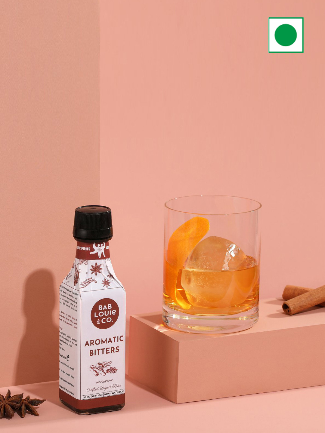 Bab Louie & Co. Aromatic Spiced Cocktail Bitters 120ml