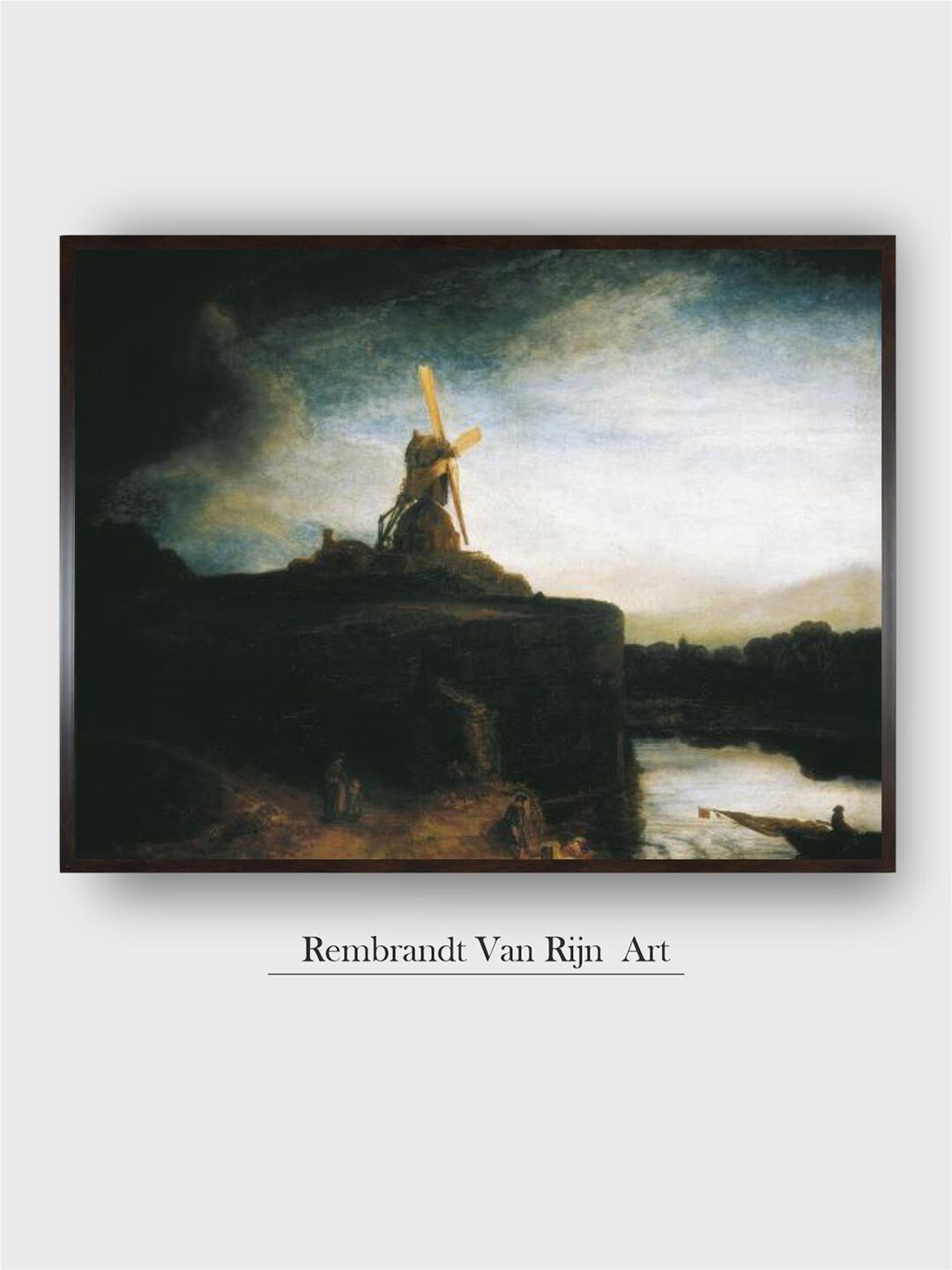 The Art House Black The Mill Painting Wall Art