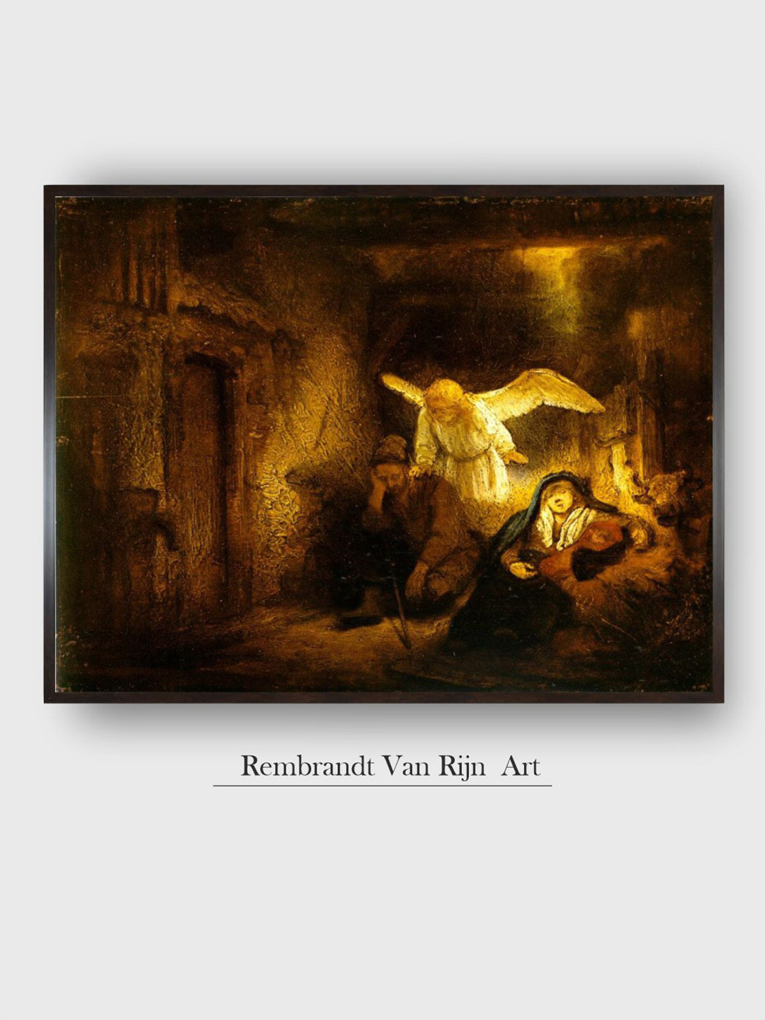 The Art House The Dream of Joseph Wood Wall Rectangle Paintings Wall Art - 12 x 16 In