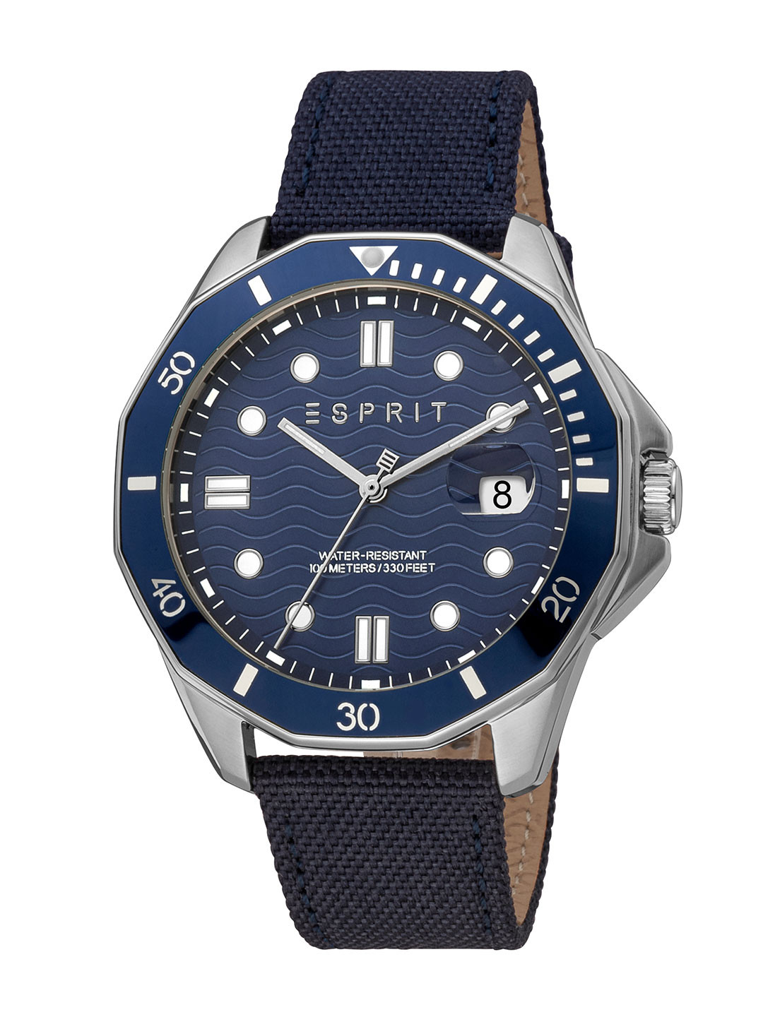 ESPRIT Men Brass Dial & Straps Analogue Watch ES1G390L0015