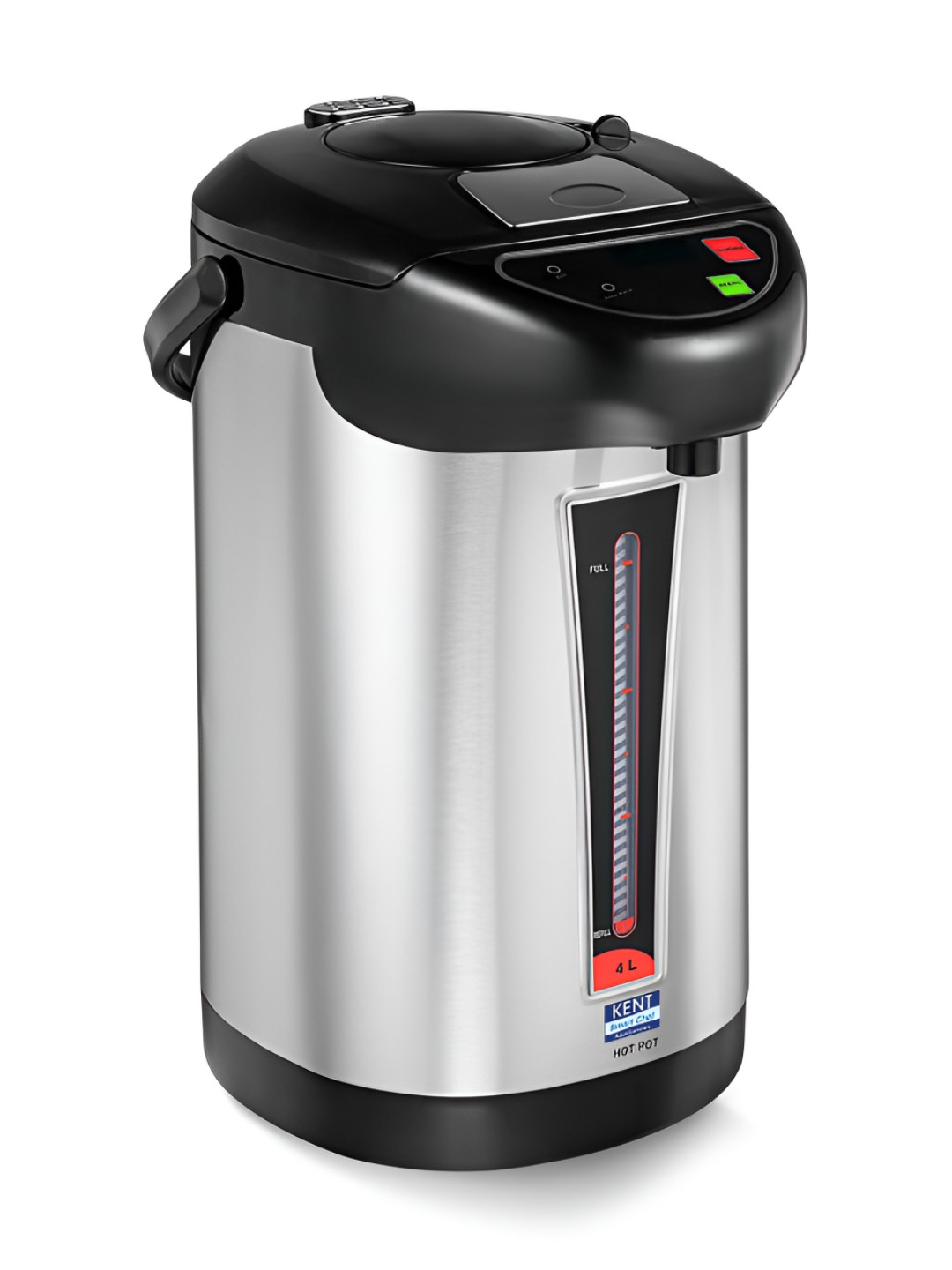 KENT Hot Pot 750W SS Inner Pot & Plastic Body Electric Kettle with Water Dispenser- 4L