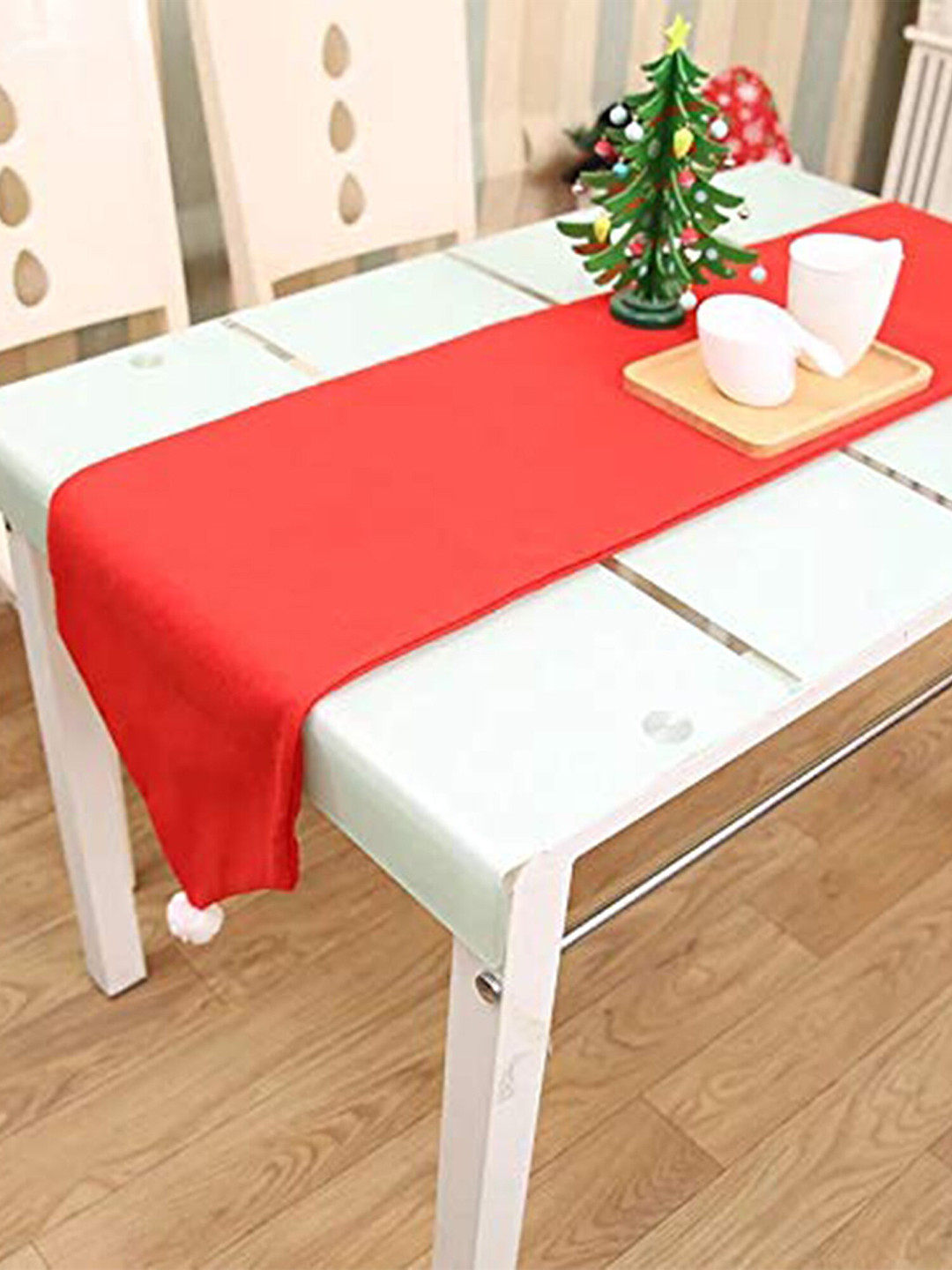 The Purple Tree Red Christmas Table Runner