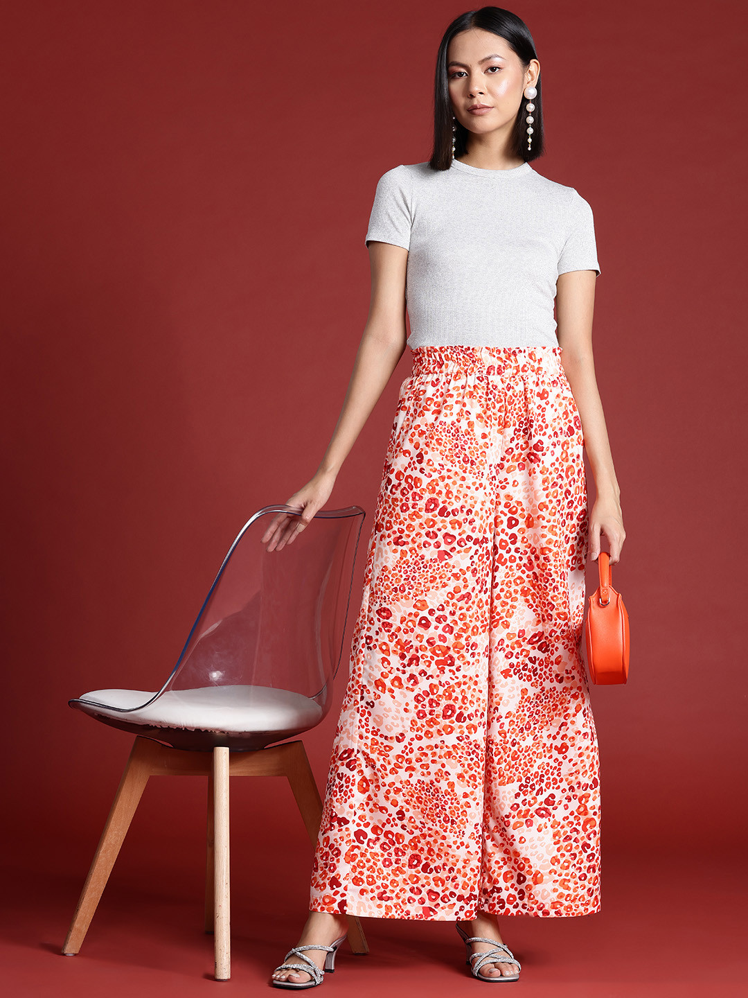 all about you Women Floral Printed Trousers