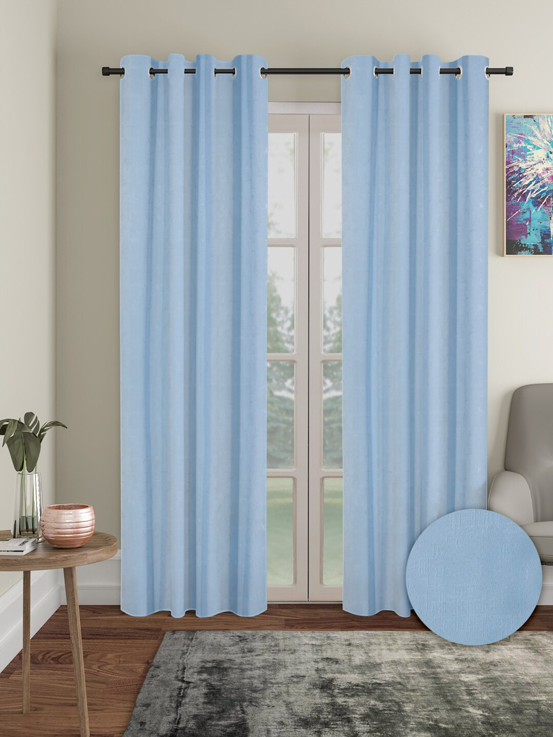 Aura 2 Pieces out Long Door Curtain