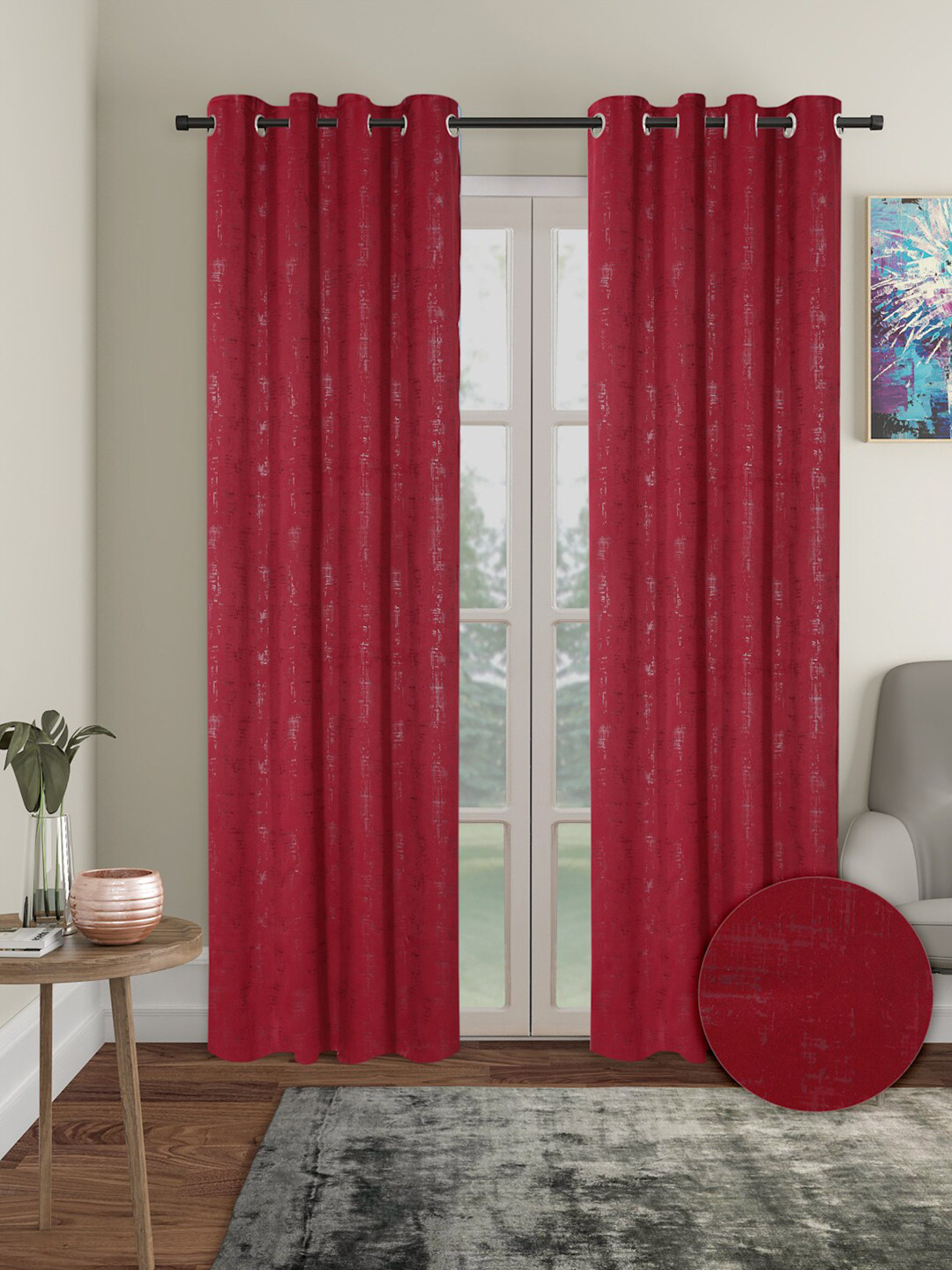 Aura  2 Pieces  out Door Curtain