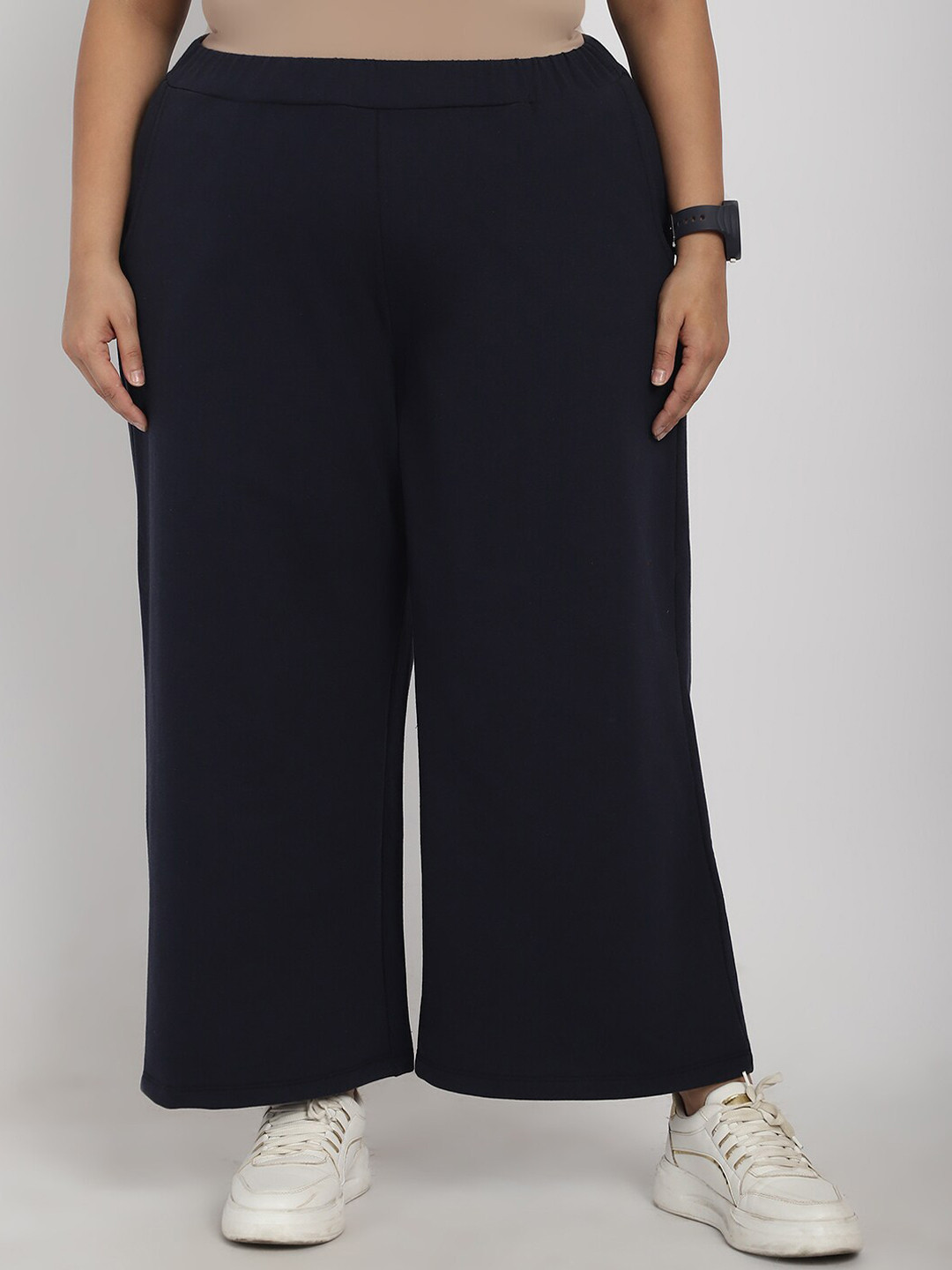 Rute Women Plus Size Cotton Track Pants