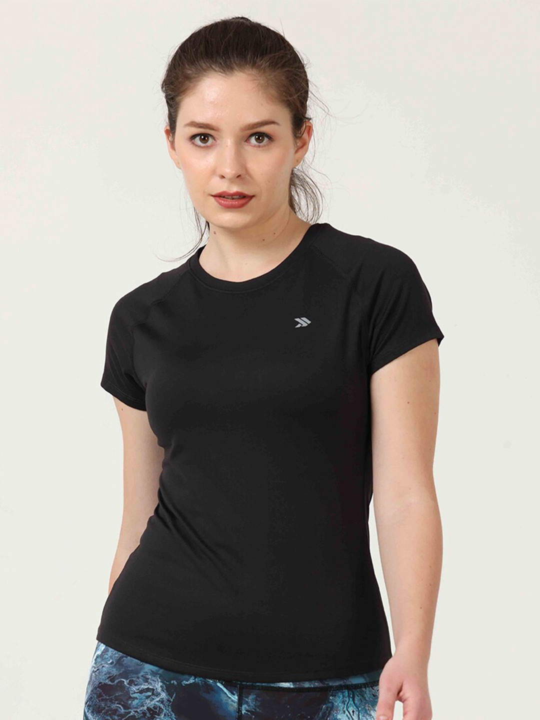 Jolger Women's Dry Fit Light weight Raglan Sleeve Slim Fit T-shirt