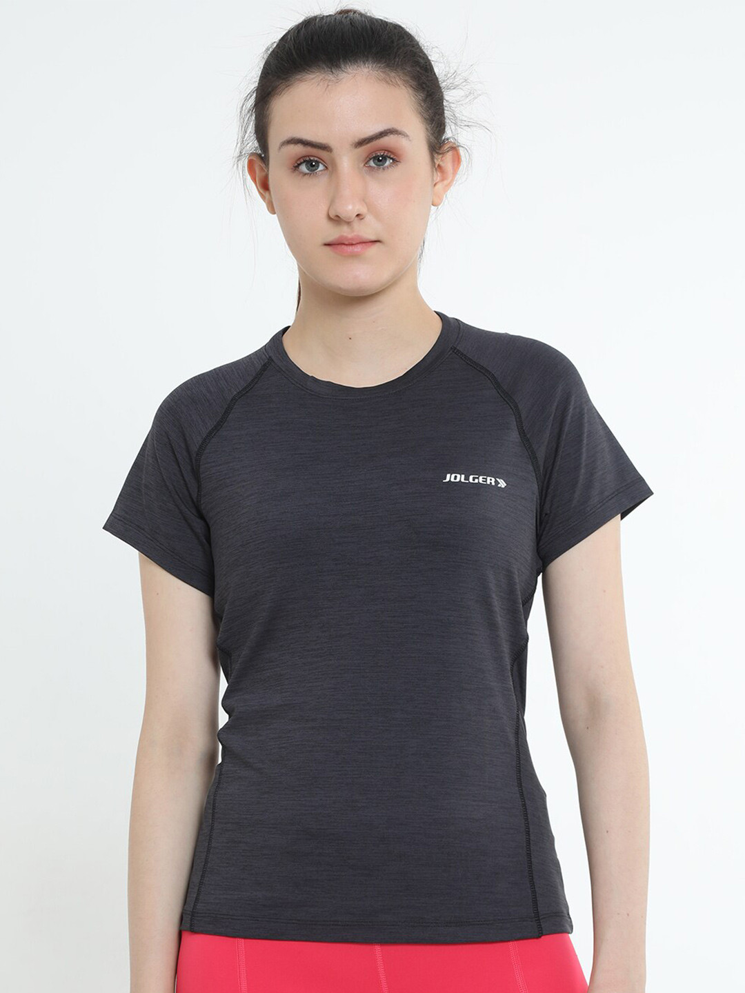 Jolger Women's Anti-odour Quick Dry Raglan sleeves Gym T-shirt