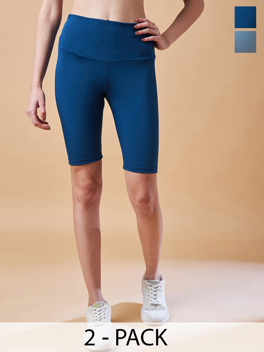 COLOR CAPITAL Pack Of 2 Sports Tights