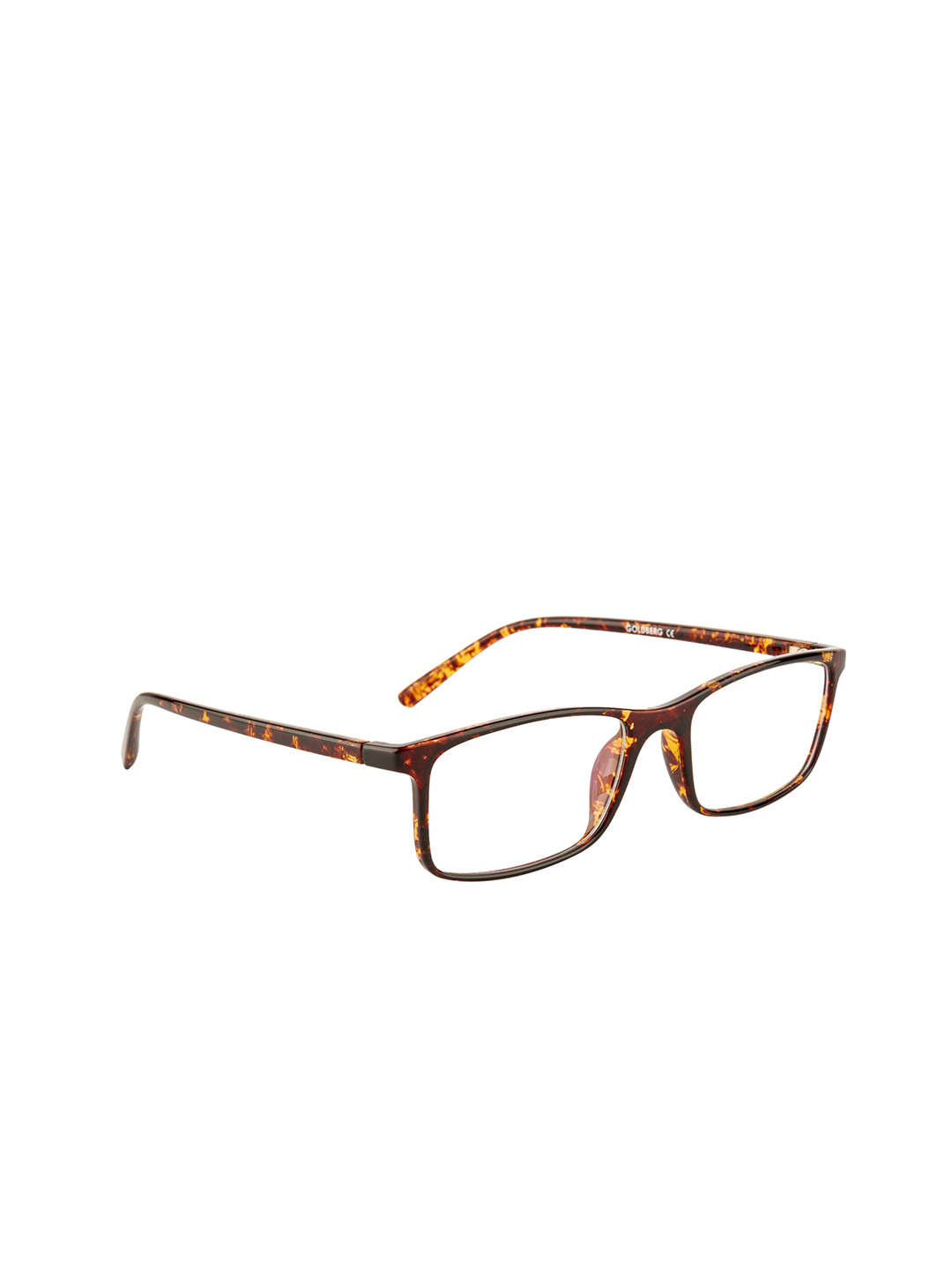 Gold Berg Unisex Full Rim Rectangle Frames