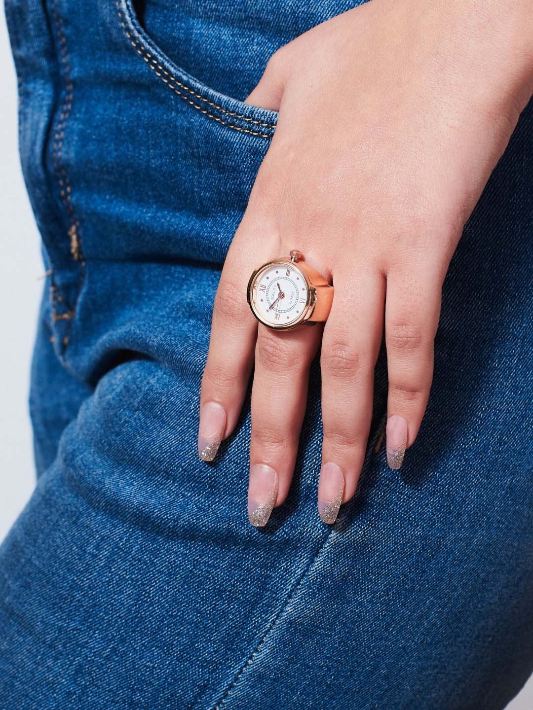 SALTY Women Stretchable Watch Ring - RS12398
