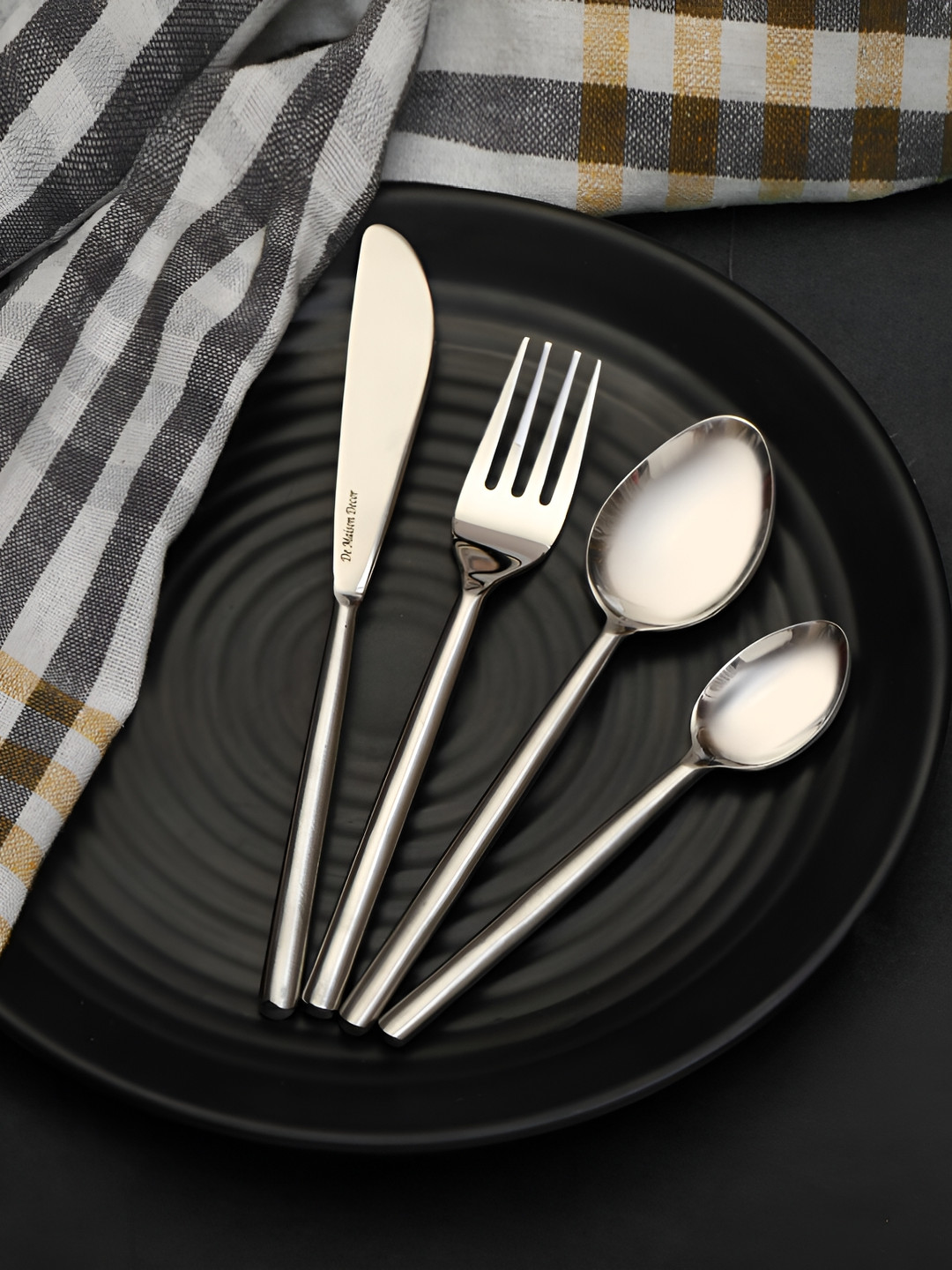 Decor de Maison Radiant Reflections 4 Pieces Stainless Steel Cutlery Set