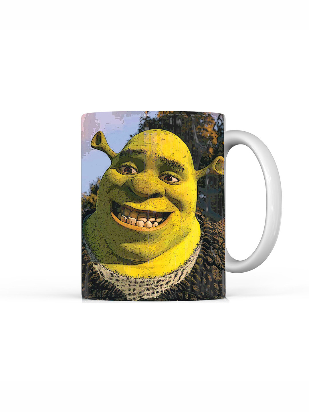 Home Decor Expert White Conversational Ceramic Microwave Safe Mug-300ml