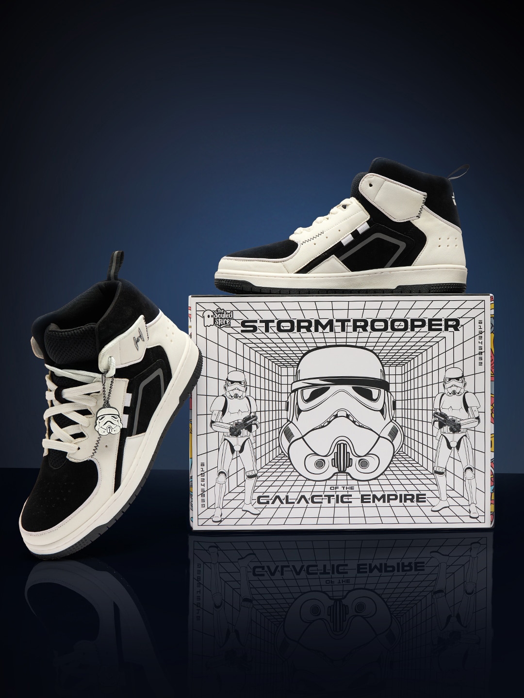 Buy The Souled Store Men High Top Star Wars Stormtrooper Printed Lightweight Sneakers Casual Shoes for Men 26353244 Myntra