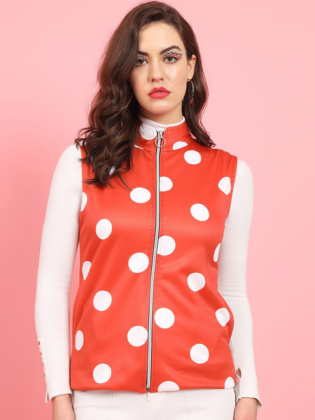 BAESD Women Multicoloured Lightweight Knitted Jacket