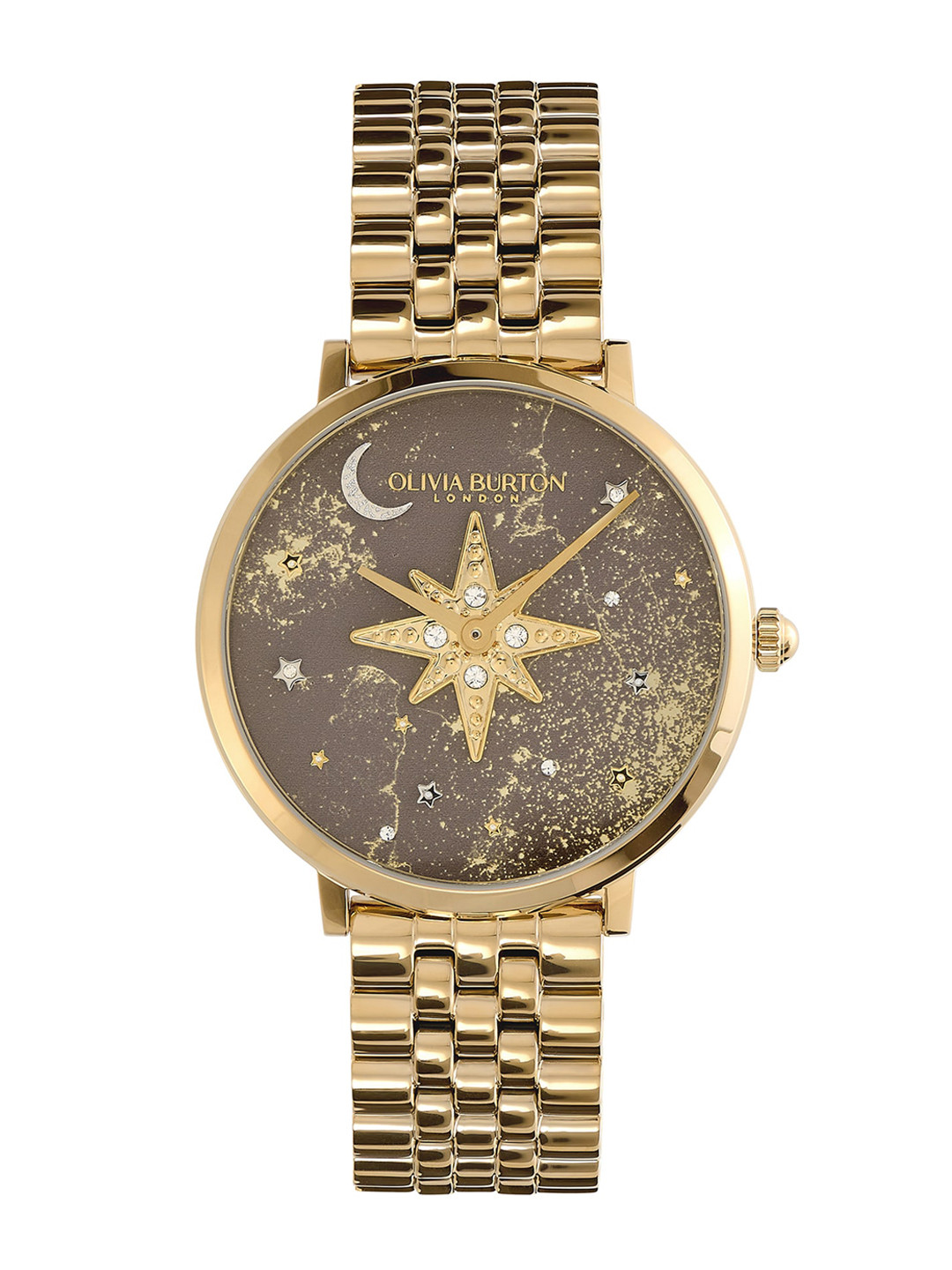 Olivia Burton Women Stainless Steel Bracelet Style Straps Analogue Watch 24000079