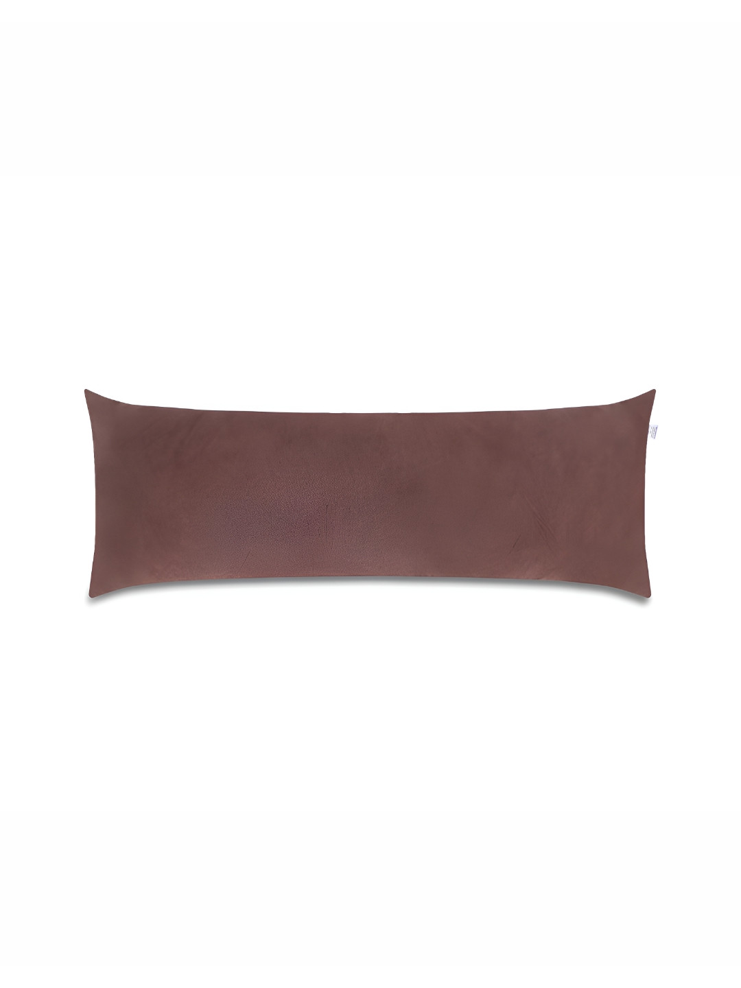 Dormyo Brown Solid Faux Velvet Breathable Firm Fibre Maternity Pillow-38 x 22.8 x 1.34 cm