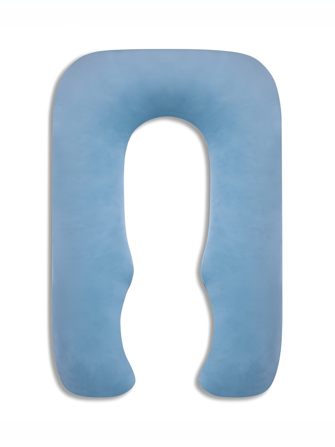 Dormyo Green Solid Faux Velvet Breathable Firm Fibre Maternity Pillow-89 x 45.72 x 127 cm