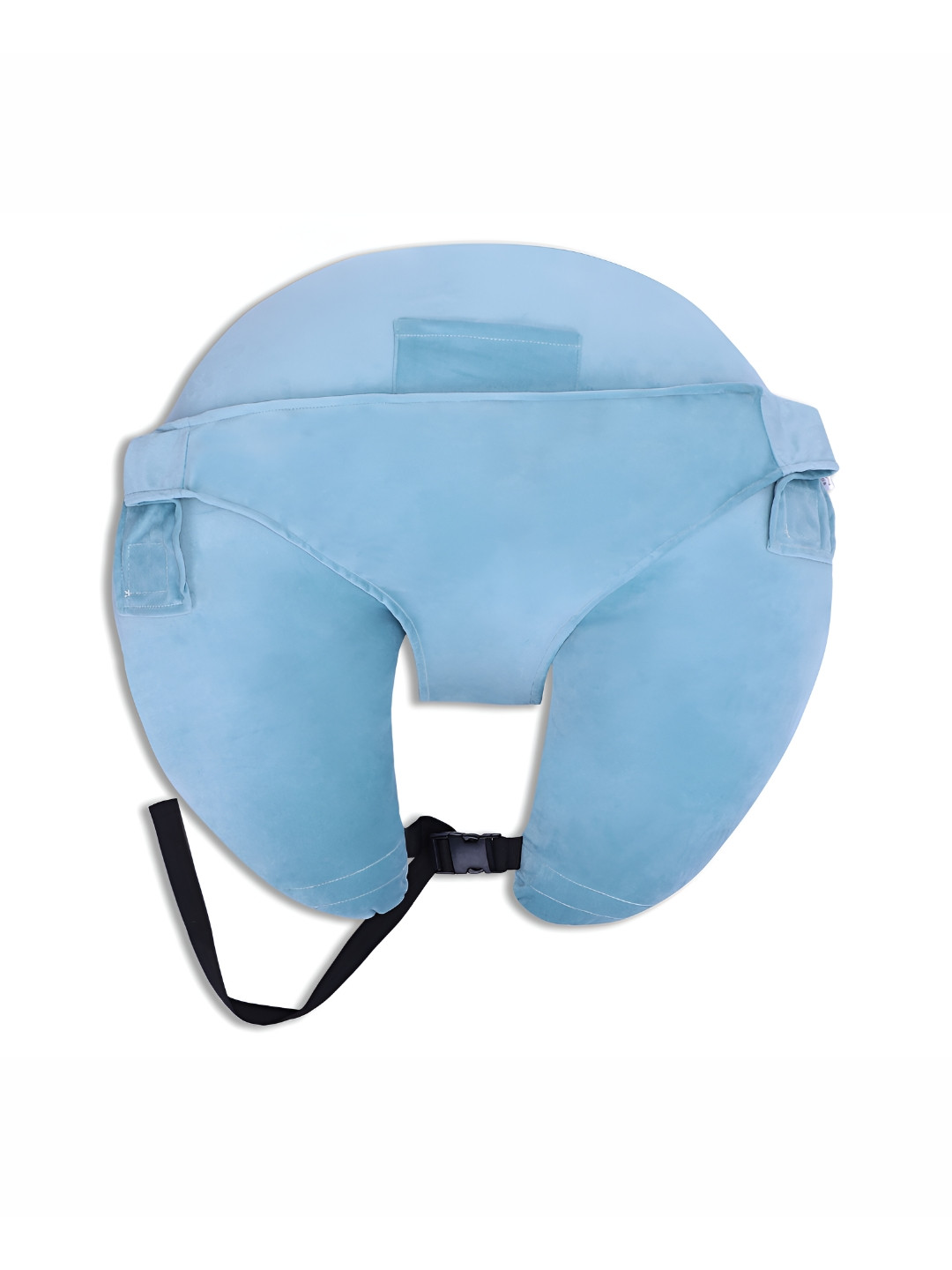 Dormyo Green Solid Polycotton Breathable Firm Fibre Maternity Pillow-58.42 x 17.78 x 55.88 cm