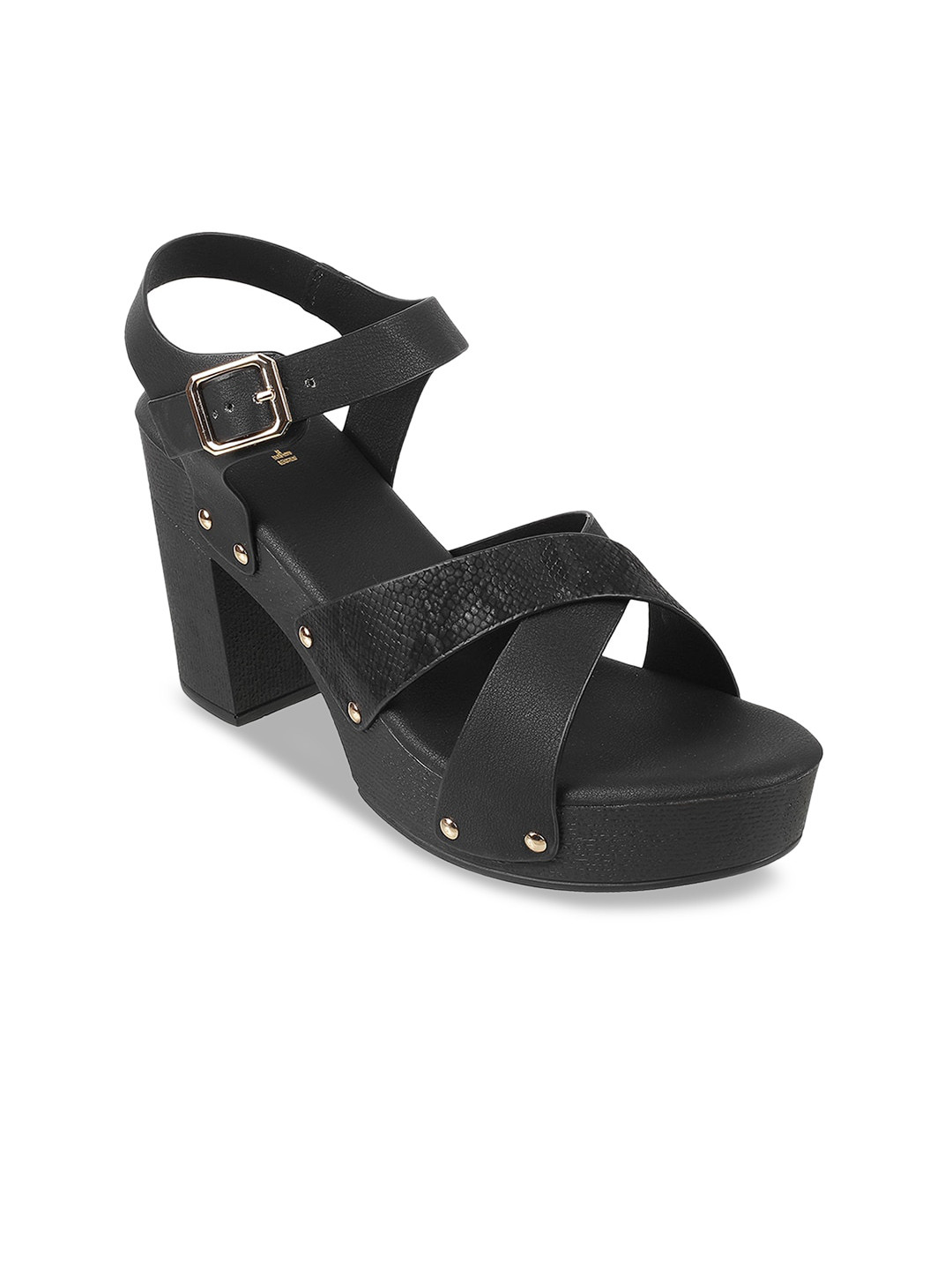 Mochi Textured Straps Open Toe Platforms