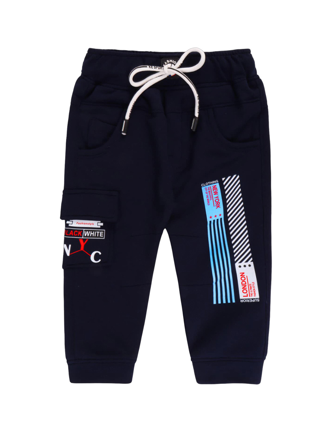 Wish Karo Boys Graphic Printed Stretchable Joggers