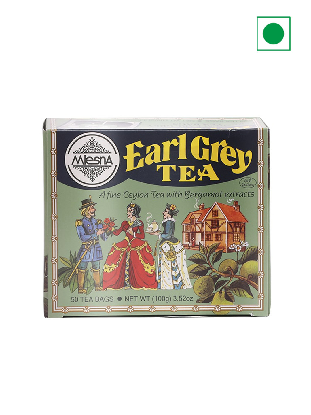 Mlesna 2pcs Earl Grey tea Bag-200gms