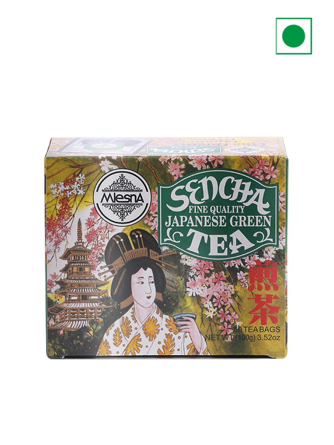 Mlesna Sencha Green Tea Bag-100 gms