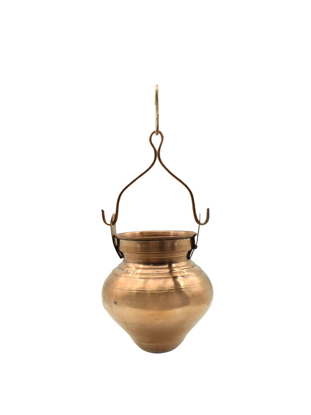PujaNPujari Gold-Tone & Brown Kalash Lota Abhishekam