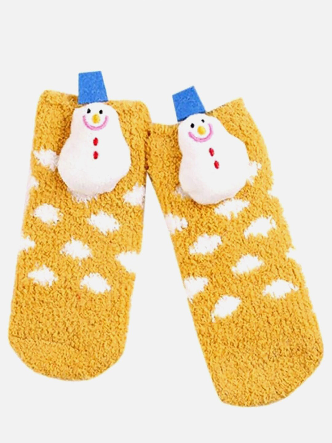 Little Surprise Box LLP Infants Christmas Snowman Cotton Calf-Length Socks