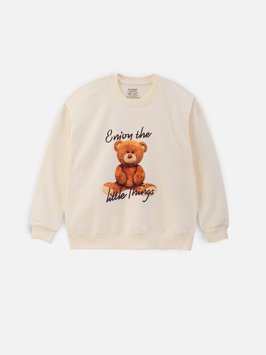 Nap Chief Kids Graphic Printed Pure Cotton Pullover