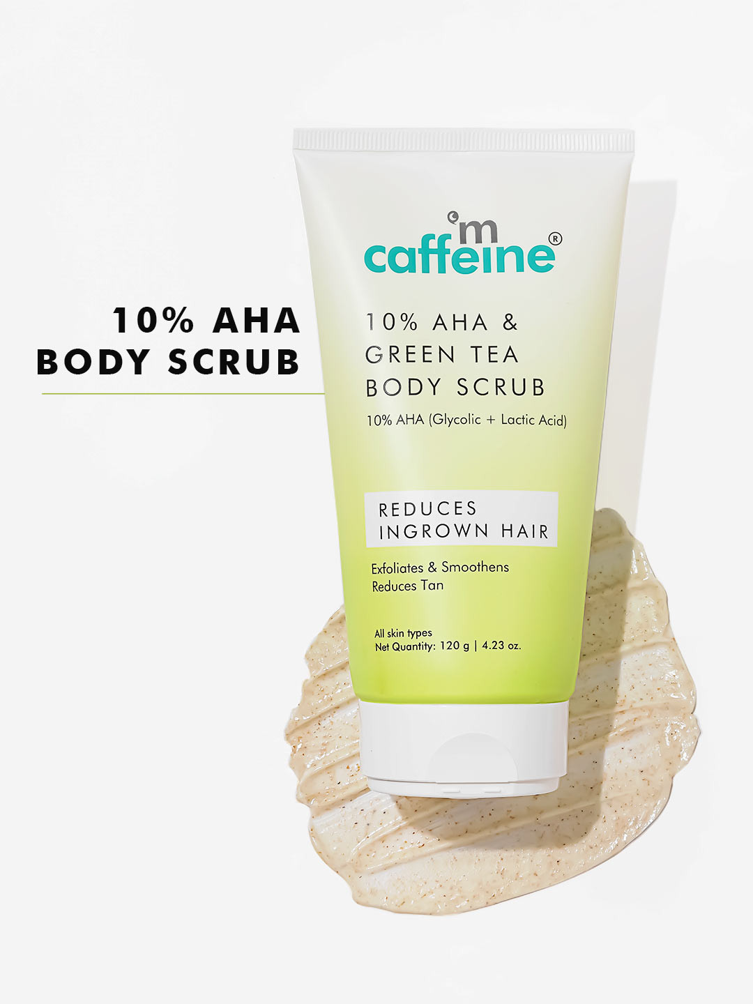 MCaffeine 10% AHA & Green Tea Body Scrub - 120g