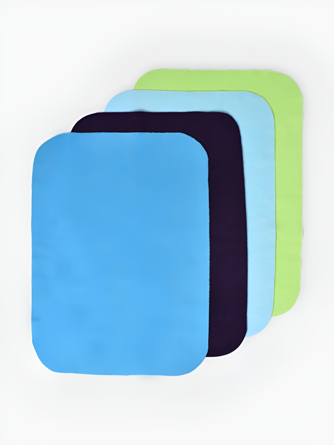 MiArcus Solid Mattress Protector with TPU Lamination for 0-24 M, 70x50 cm - Multi Pk of 4