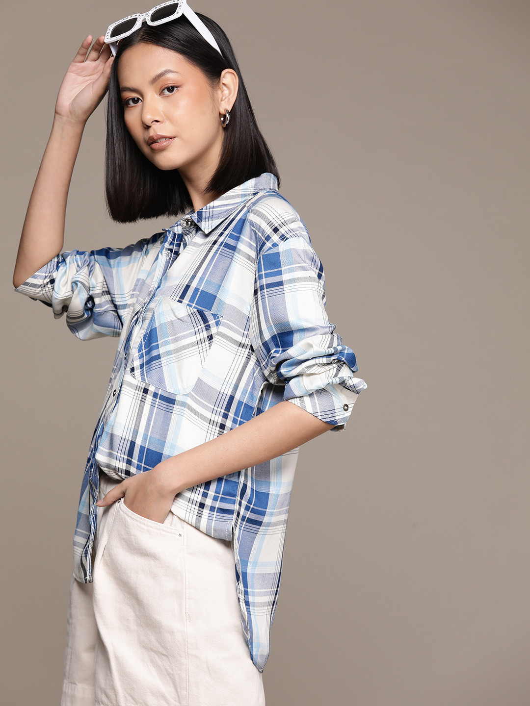 Roadster Tartan Checked Casual Shirt