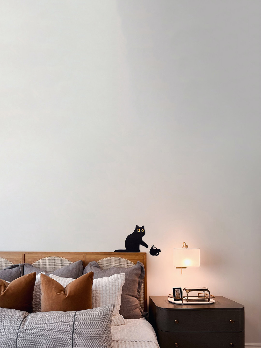 VAH Kya Bat Hai !! Black 3D  Cat   Decoration Sticker