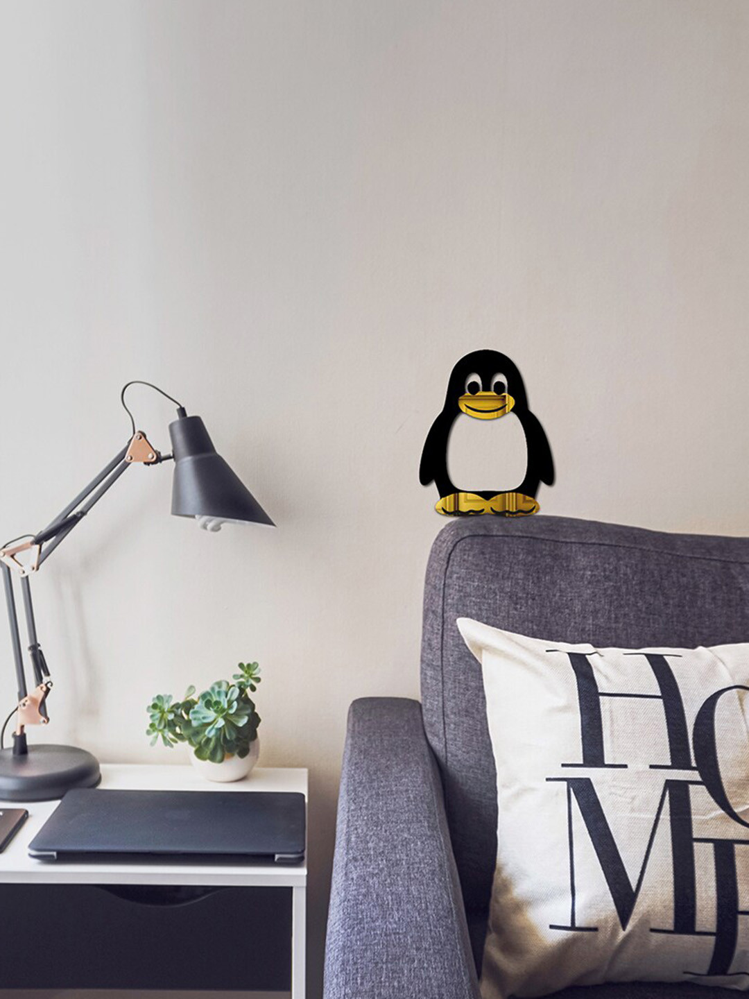 VAH Kya Bat Hai !! Black Designed 3D Acrylic Wall Sticker