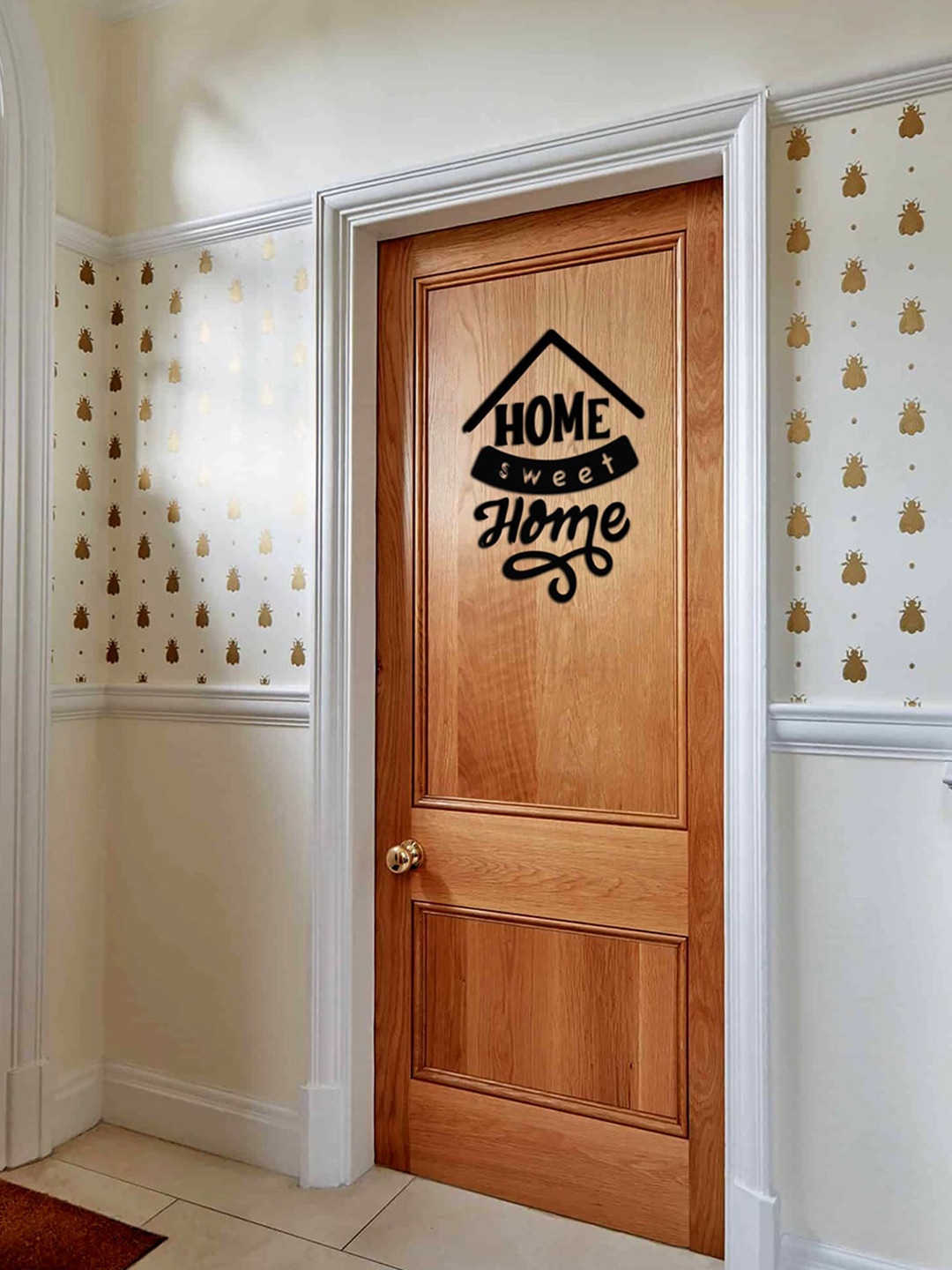 VAH Kya Bat Hai !! Black Designed 3D Acrylic Wall Sticker