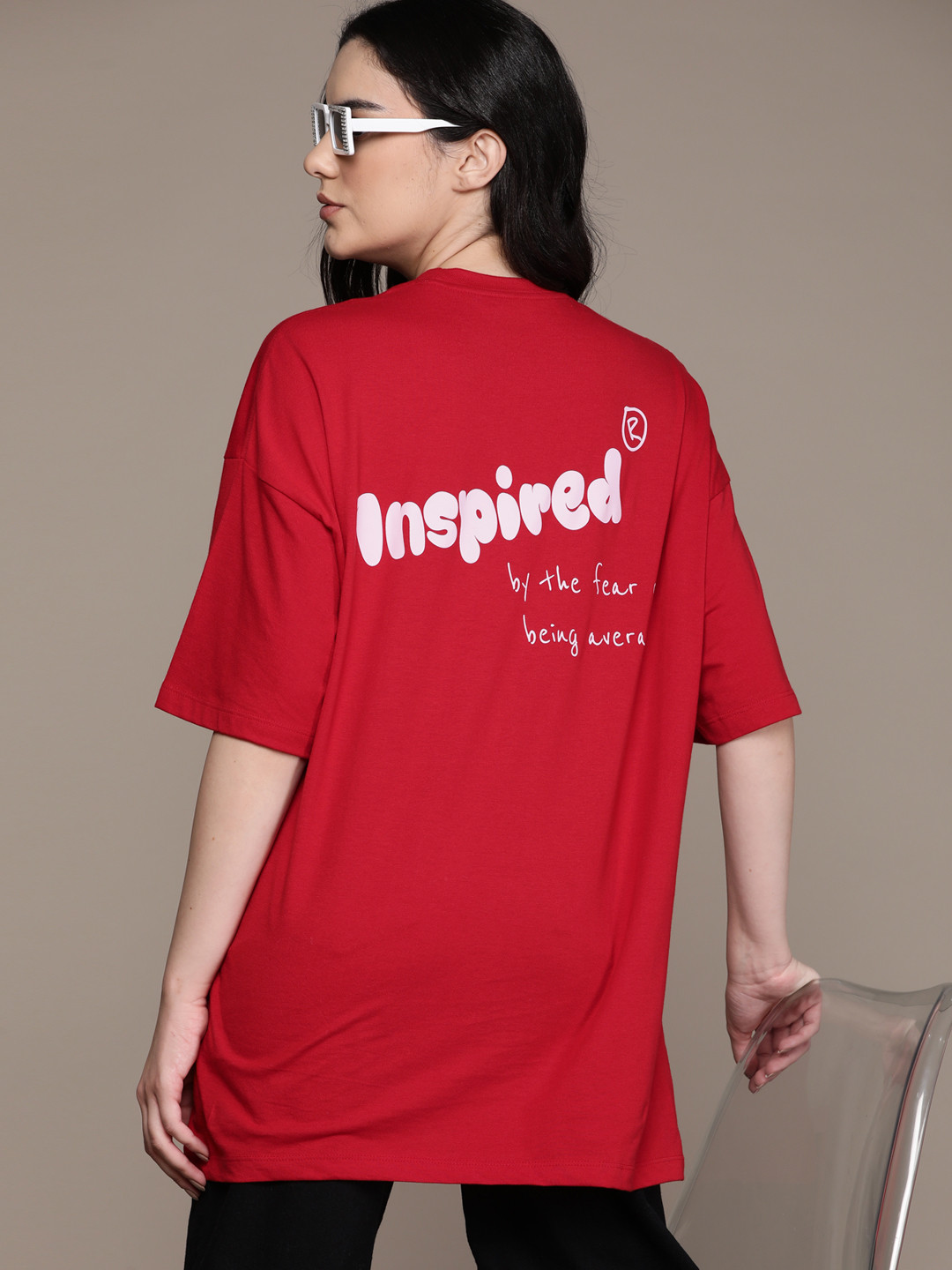 Buy The Roadster Lifestyle Printed Drop Shoulder Sleeves