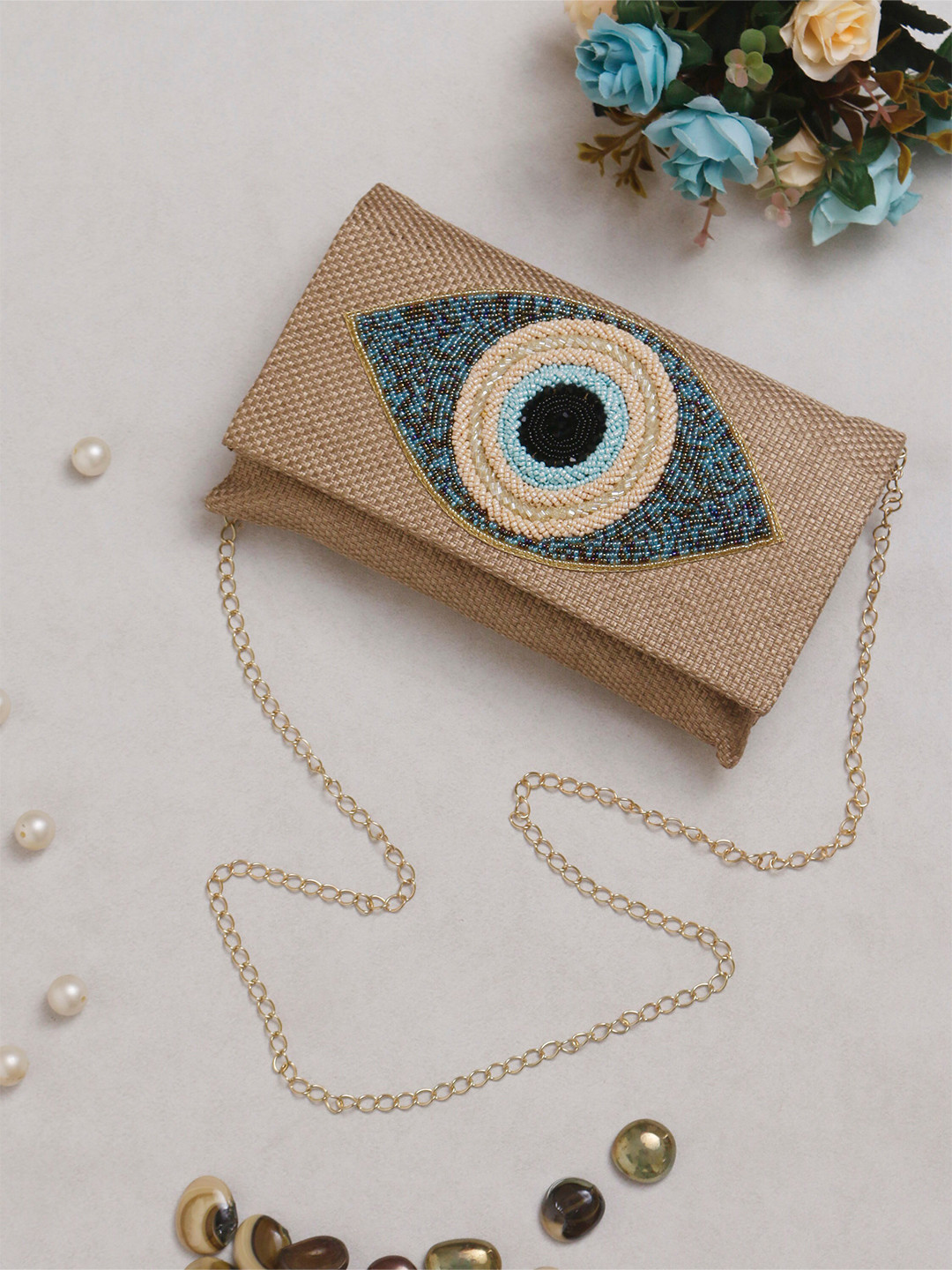 Swisni Embellished Clutch