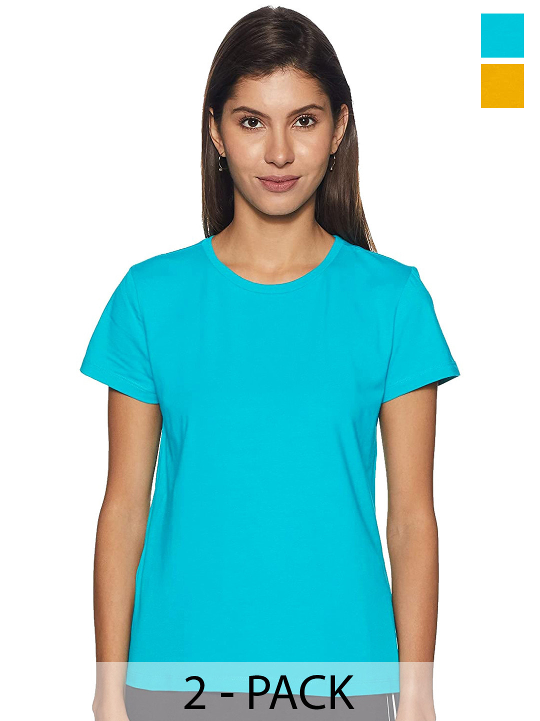 COLOR CAPITAL Pack Of 2 Cotton T-Shirt