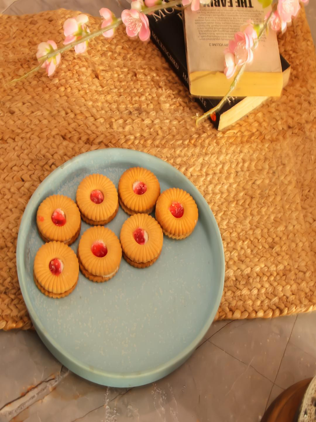 The Decor Mart Blue Ceramic Serveware