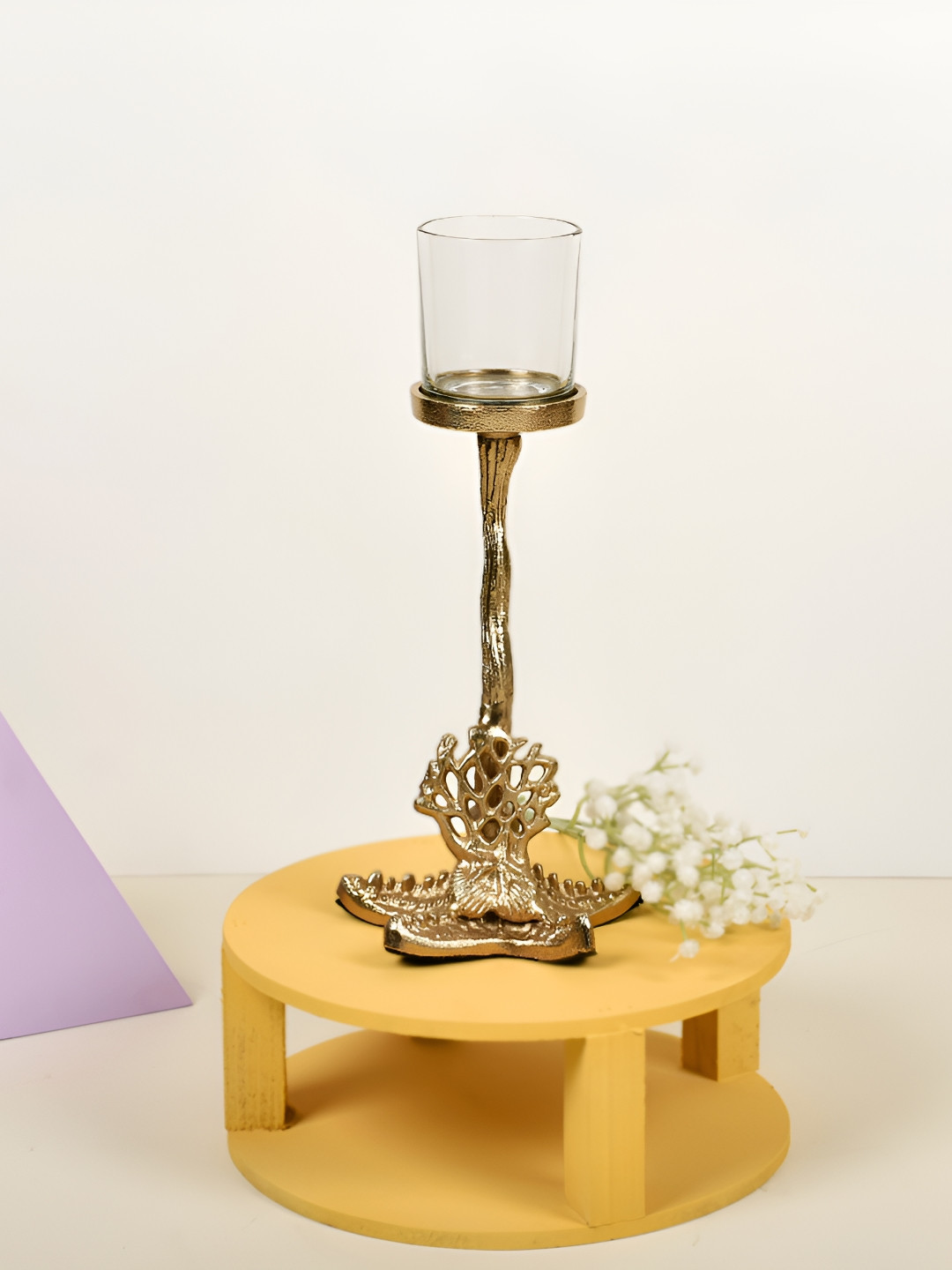 Manor House GoldToned Starfish Nautical Candle Holder