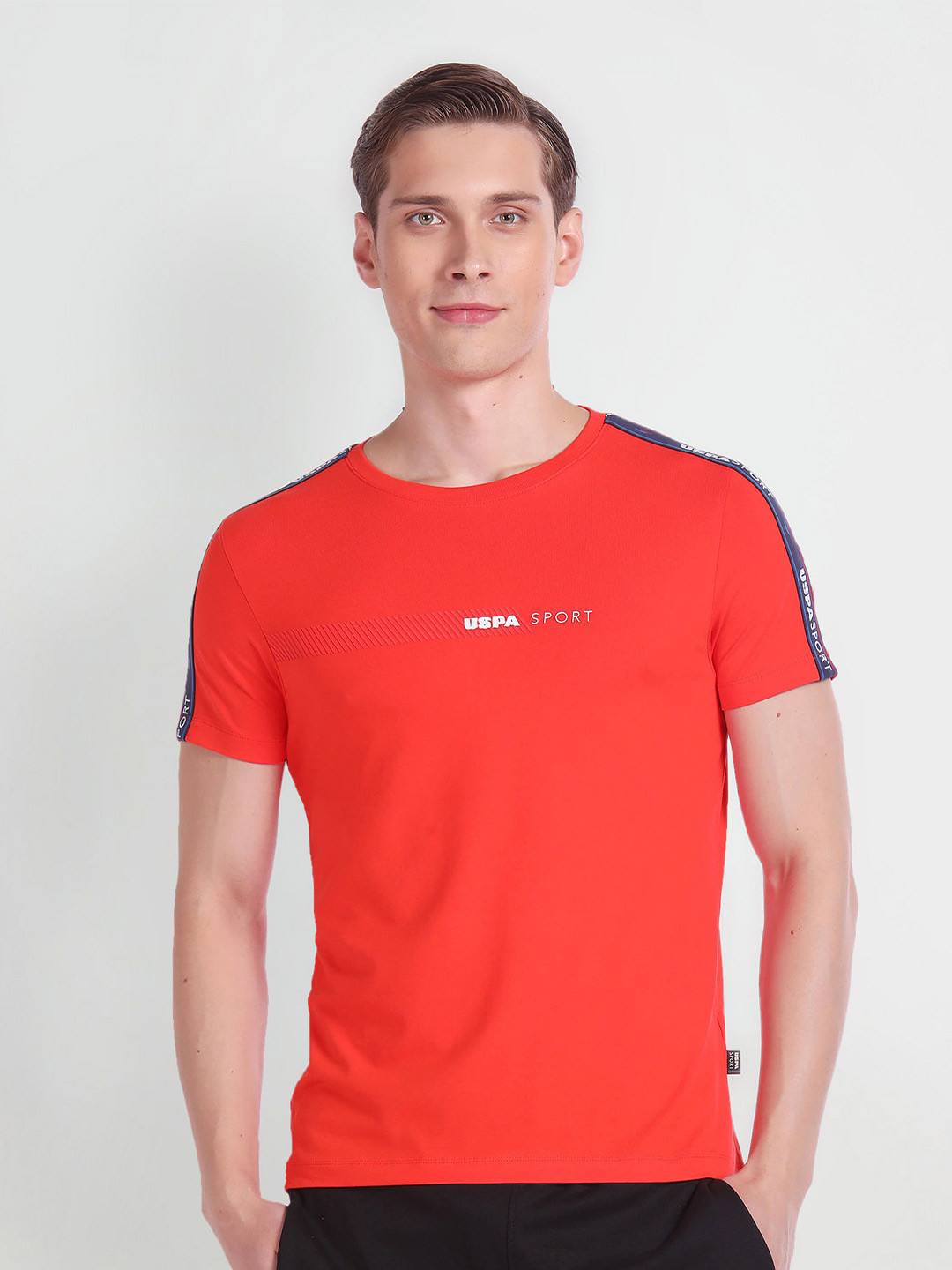 U.S. Polo Assn. Slim Fit Round Neck Short Sleeves T-shirt