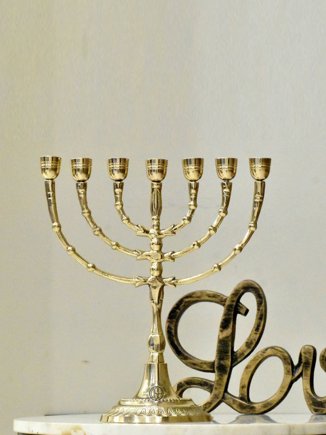 DSH Crafting Your Curiosity Gold-Toned Brass Candle Holders