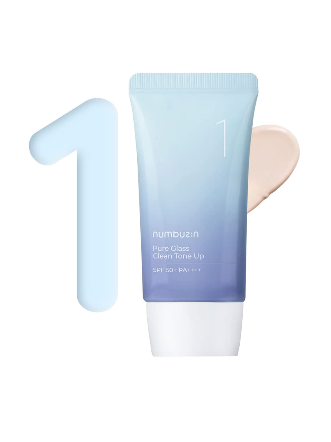 numbuzin Pure Glass Clean Tone Up With SPF 50+ PA++++ - 50ml