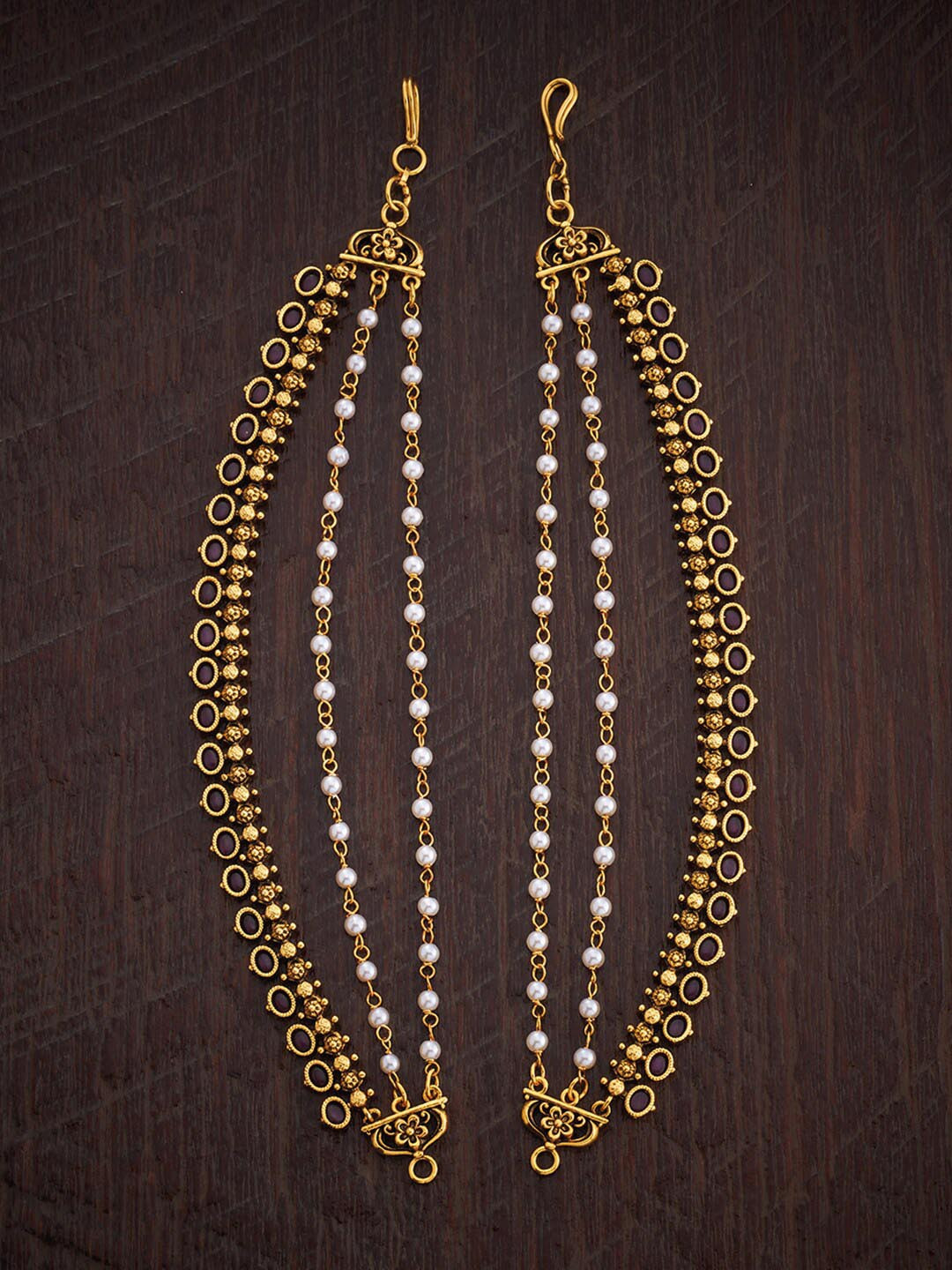 Kushal's Fashion Jewellery Gold-Plated Embellished Ethnic Choti