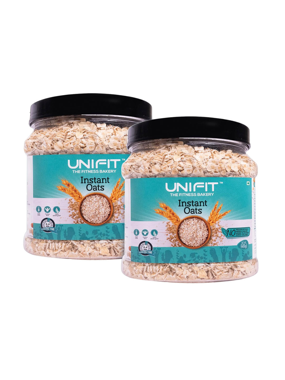 UNIFIT Pack Of 2 Instant Oats -400 g Each